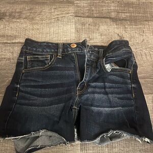 Dark Denim Cutoff Shorts